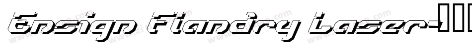 Ensign Flandry Laser字体转换